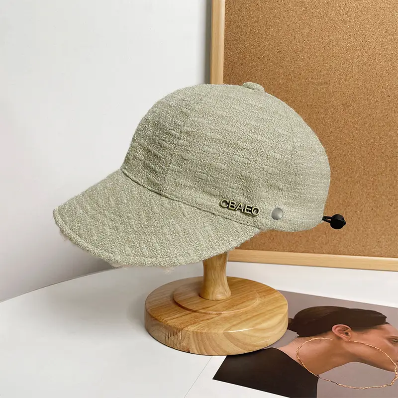 Women's Black Fisherman Hat with Button Closure — feature 12