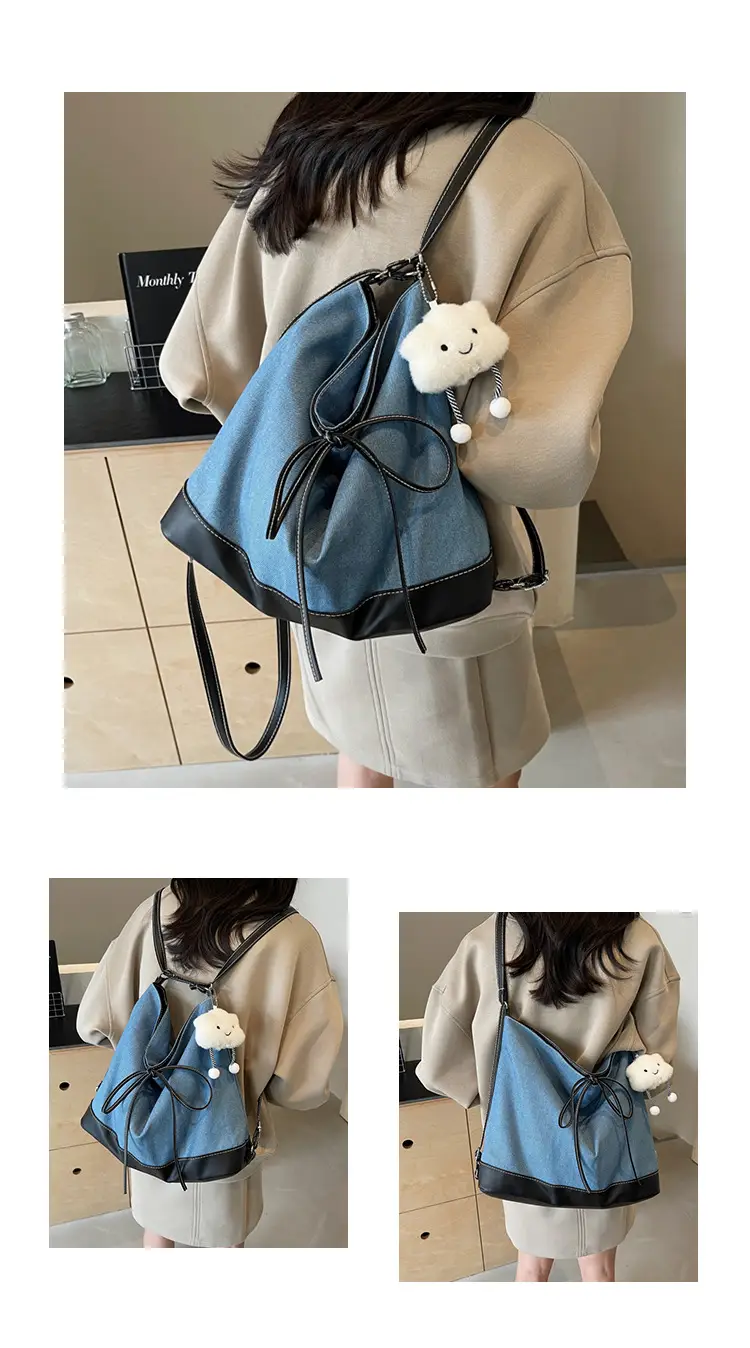 Women's White Stitched Shoulder Crossbody Bag — feature 10