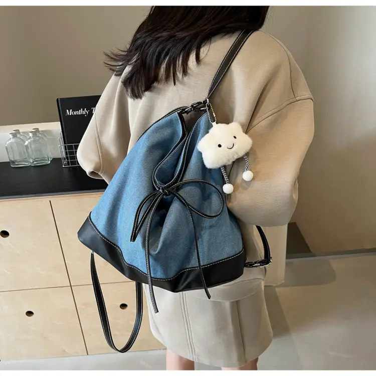 Women's White Stitched Shoulder Crossbody Bag — feature 12