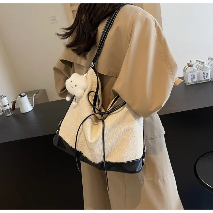 Women's White Stitched Shoulder Crossbody Bag — feature 22
