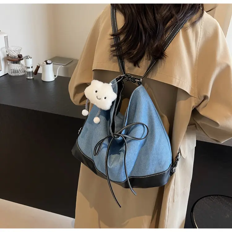 Women's White Stitched Shoulder Crossbody Bag — feature 23