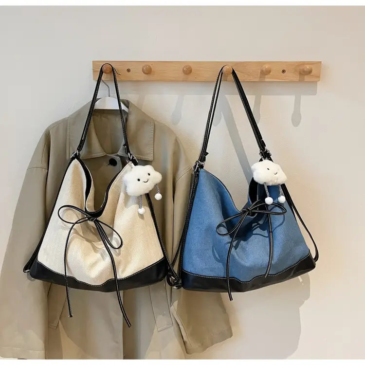 Women's White Stitched Shoulder Crossbody Bag — feature 28