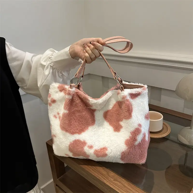 Korean Style Cow Print Shoulder Bag Women 2024 — feature 14