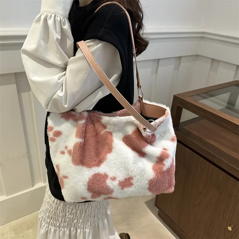 Korean Style Cow Print Shoulder Bag Women 2024 — feature 15