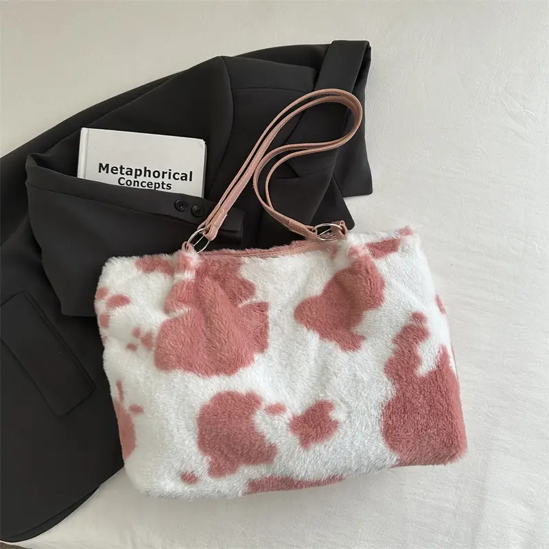 Korean Style Cow Print Shoulder Bag Women 2024 — feature 20