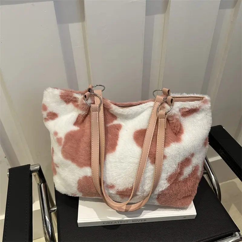 Korean Style Cow Print Shoulder Bag Women 2024 — feature 21