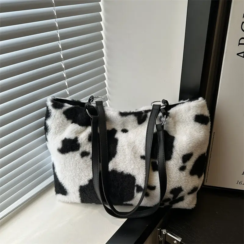Korean Style Cow Print Shoulder Bag Women 2024 — feature 22