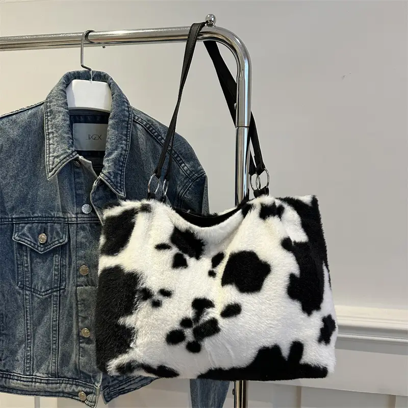 Korean Style Cow Print Shoulder Bag Women 2024 — feature 23