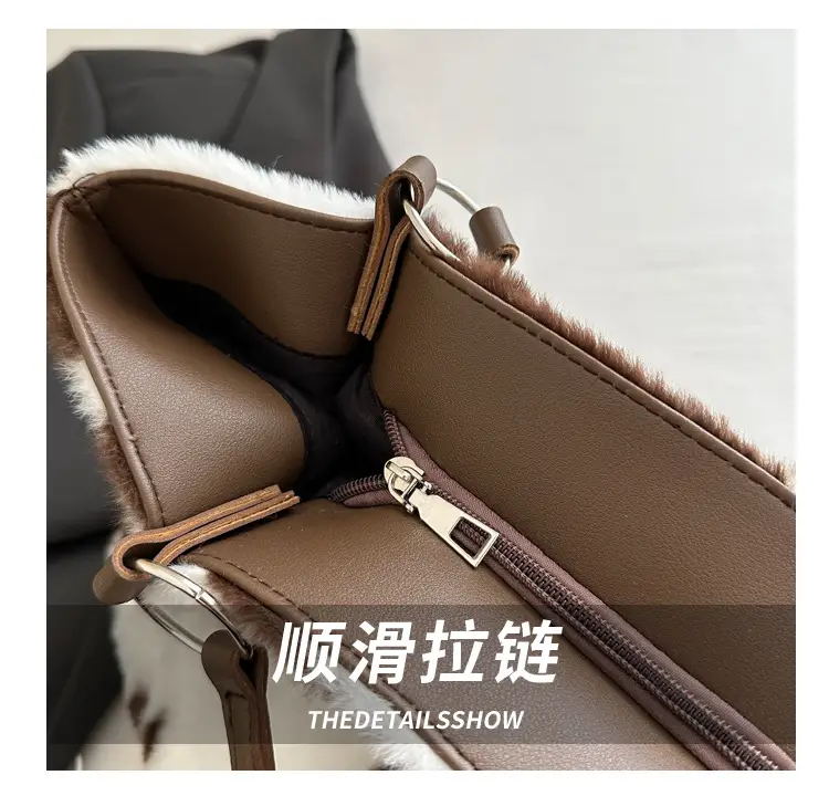 Korean Style Cow Print Shoulder Bag Women 2024 — feature 6