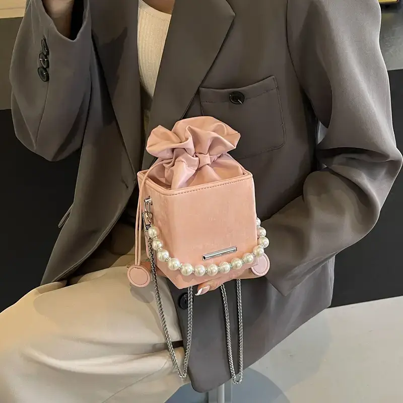 Pearl Chain Bag for Women 2024 Casual Shoulder Crossbody - Image 6