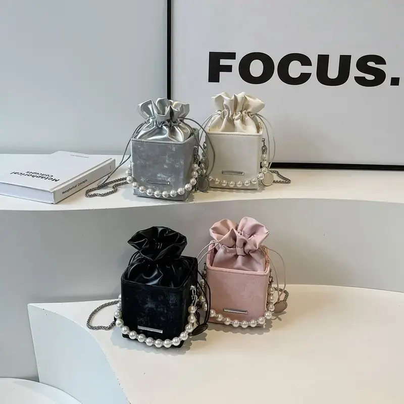 Pearl Chain Bag for Women 2024 Casual Shoulder Crossbody - Image 8