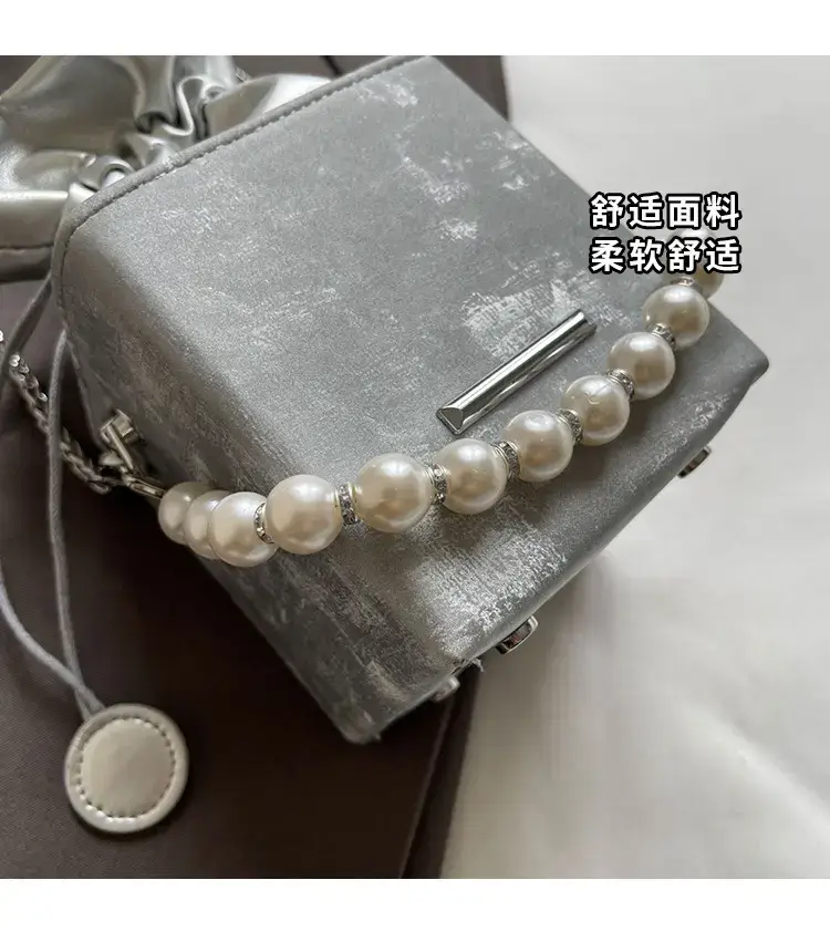 Pearl Chain Bag for Women 2024 Casual Shoulder Crossbody — feature 1