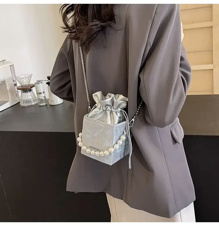 Pearl Chain Bag for Women 2024 Casual Shoulder Crossbody — feature 12