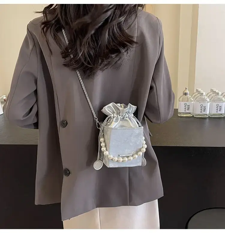 Pearl Chain Bag for Women 2024 Casual Shoulder Crossbody — feature 13