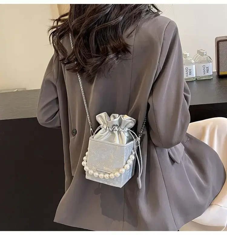 Pearl Chain Bag for Women 2024 Casual Shoulder Crossbody — feature 14