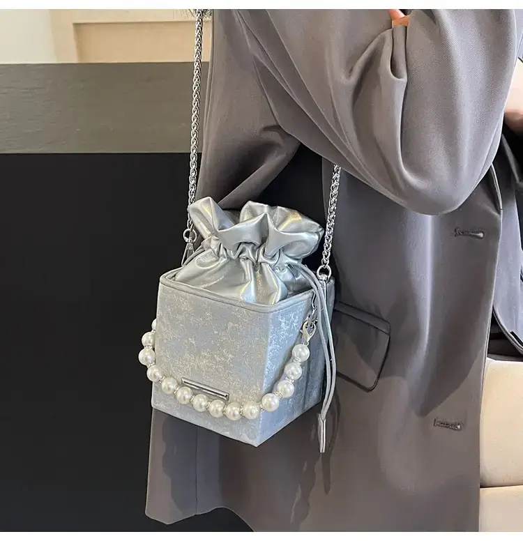 Pearl Chain Bag for Women 2024 Casual Shoulder Crossbody — feature 16