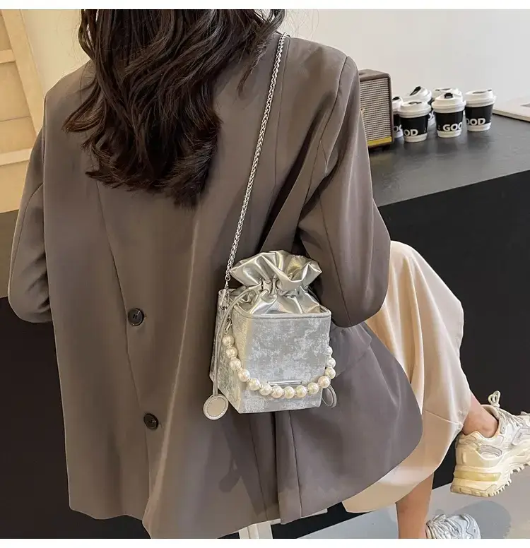 Pearl Chain Bag for Women 2024 Casual Shoulder Crossbody — feature 17