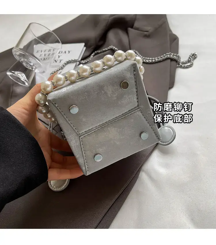 Pearl Chain Bag for Women 2024 Casual Shoulder Crossbody — feature 2