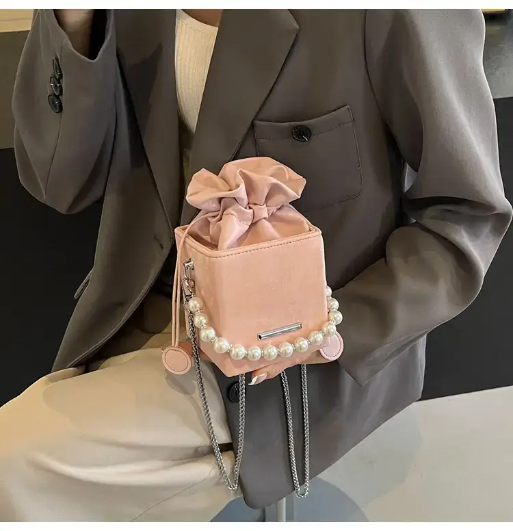 Pearl Chain Bag for Women 2024 Casual Shoulder Crossbody — feature 25