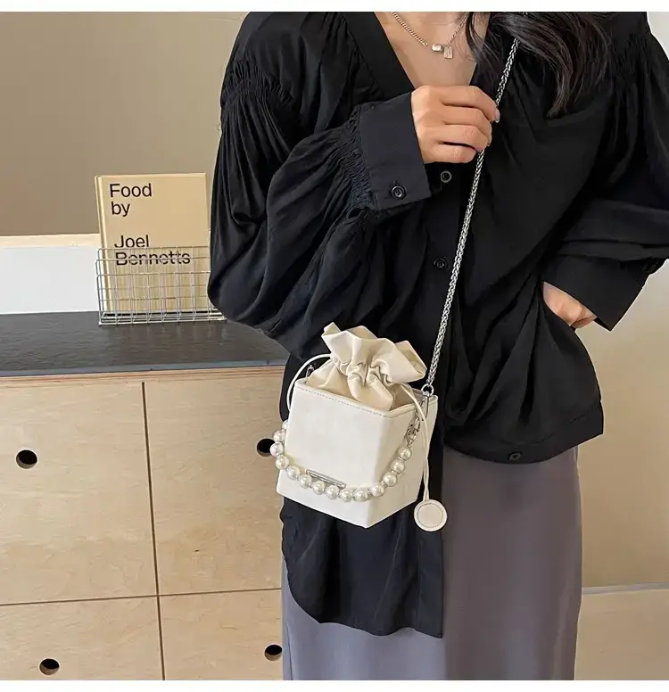 Pearl Chain Bag for Women 2024 Casual Shoulder Crossbody — feature 26