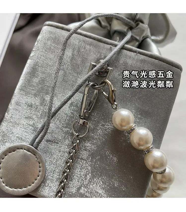 Pearl Chain Bag for Women 2024 Casual Shoulder Crossbody — feature 3