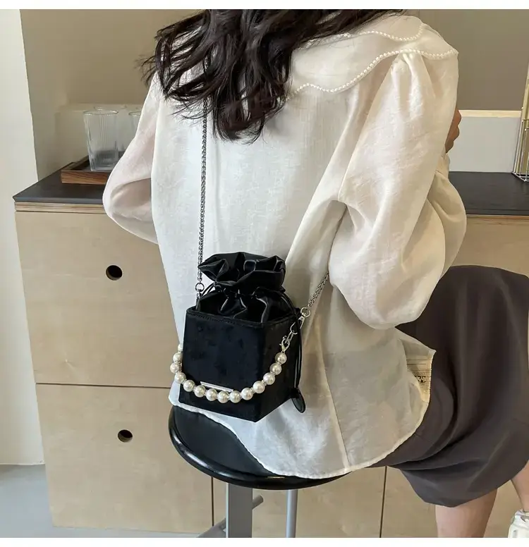 Pearl Chain Bag for Women 2024 Casual Shoulder Crossbody — feature 34