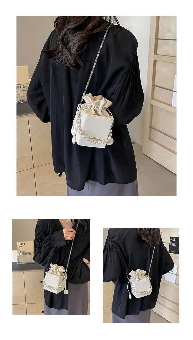 Pearl Chain Bag for Women 2024 Casual Shoulder Crossbody — feature 9