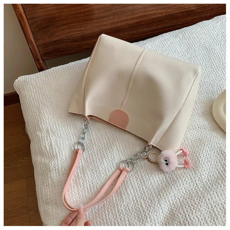 New Large Capacity Women's Shoulder Bag Korean Style PU Handbag Tote Bag — feature 10