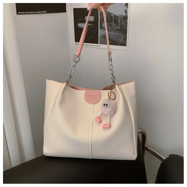 New Large Capacity Women's Shoulder Bag Korean Style PU Handbag Tote Bag — feature 13