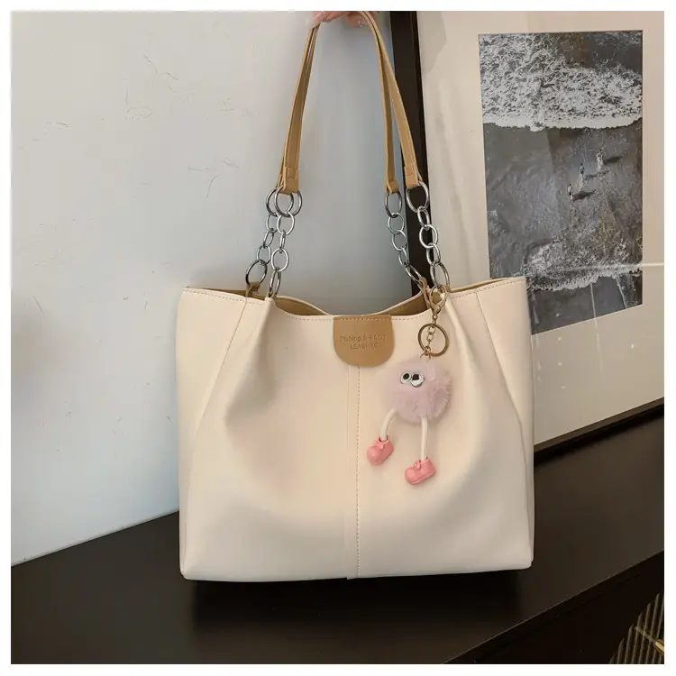 New Large Capacity Women's Shoulder Bag Korean Style PU Handbag Tote Bag — feature 16