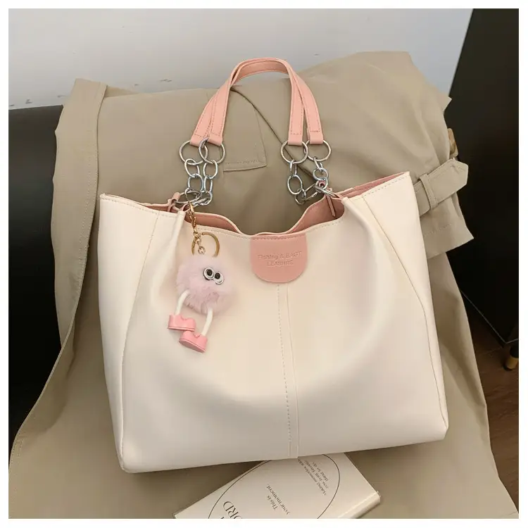 New Large Capacity Women's Shoulder Bag Korean Style PU Handbag Tote Bag — feature 19