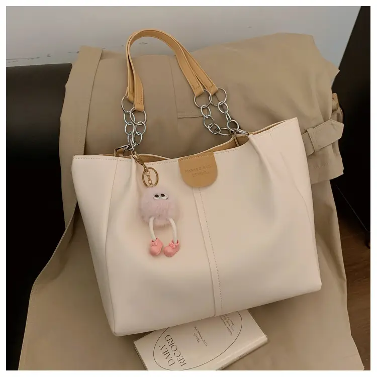 New Large Capacity Women's Shoulder Bag Korean Style PU Handbag Tote Bag — feature 20