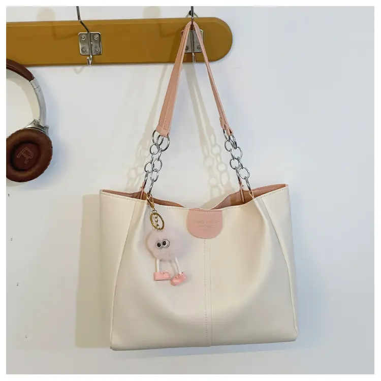 New Large Capacity Women's Shoulder Bag Korean Style PU Handbag Tote Bag — feature 26