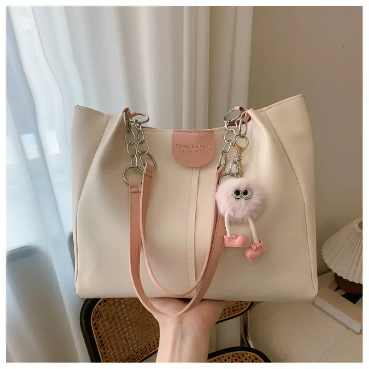 New Large Capacity Women's Shoulder Bag Korean Style PU Handbag Tote Bag — feature 29