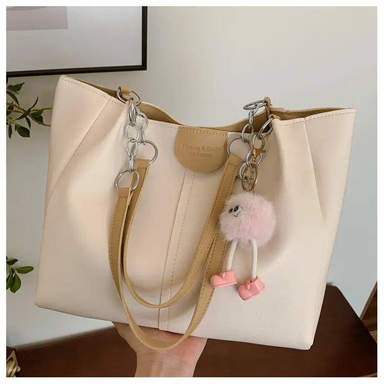 New Large Capacity Women's Shoulder Bag Korean Style PU Handbag Tote Bag — feature 32