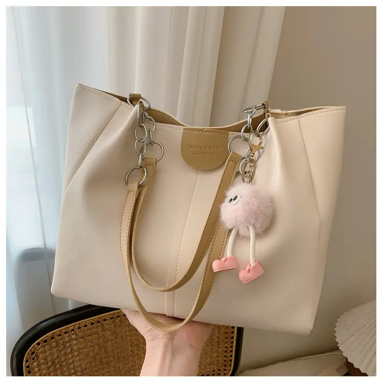 New Large Capacity Women's Shoulder Bag Korean Style PU Handbag Tote Bag — feature 33