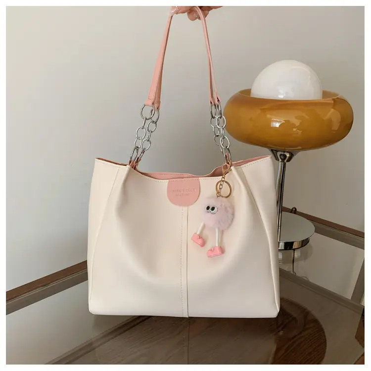New Large Capacity Women's Shoulder Bag Korean Style PU Handbag Tote Bag — feature 36