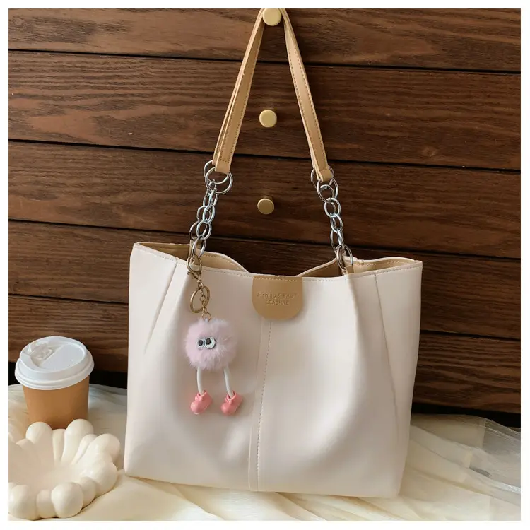 New Large Capacity Women's Shoulder Bag Korean Style PU Handbag Tote Bag — feature 39