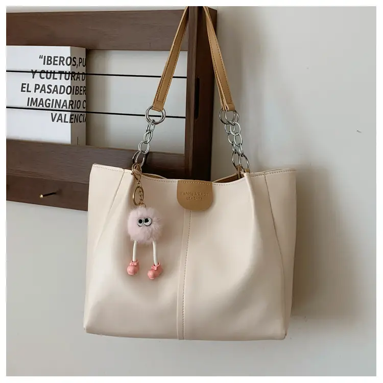New Large Capacity Women's Shoulder Bag Korean Style PU Handbag Tote Bag — feature 40