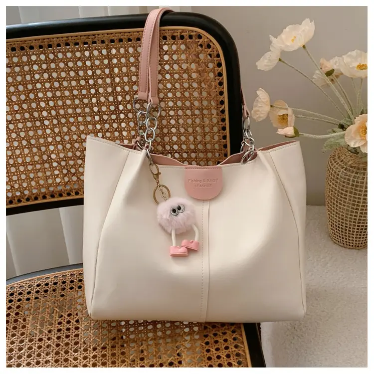 New Large Capacity Women's Shoulder Bag Korean Style PU Handbag Tote Bag — feature 43