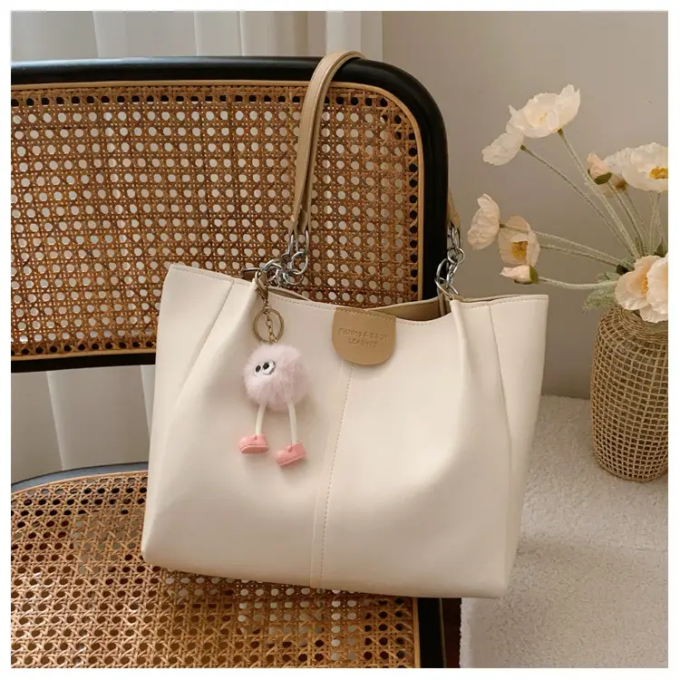 New Large Capacity Women's Shoulder Bag Korean Style PU Handbag Tote Bag — feature 44