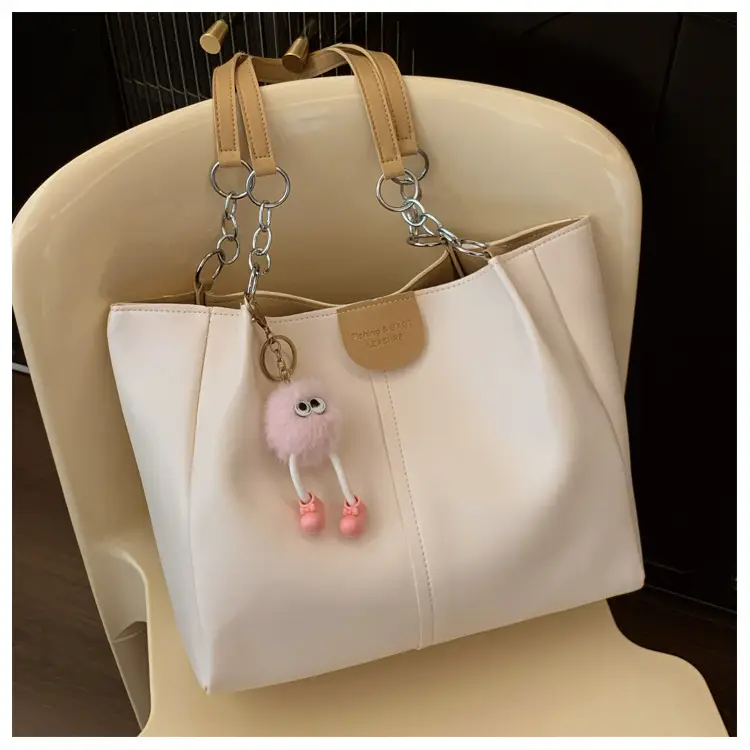New Large Capacity Women's Shoulder Bag Korean Style PU Handbag Tote Bag — feature 48