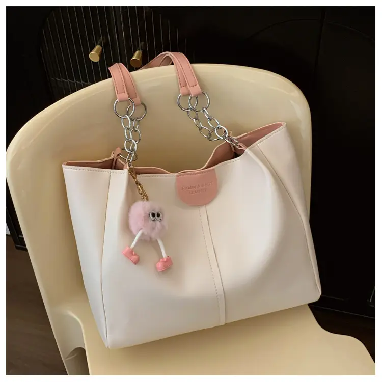 New Large Capacity Women's Shoulder Bag Korean Style PU Handbag Tote Bag — feature 49
