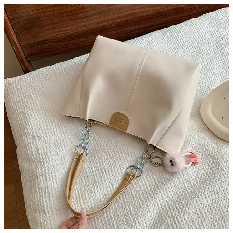 New Large Capacity Women's Shoulder Bag Korean Style PU Handbag Tote Bag — feature 9