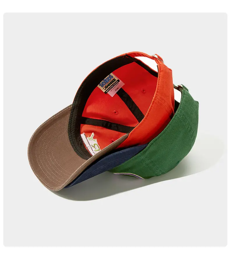 Orange Embroidered Baseball Cap with Logo — feature 13