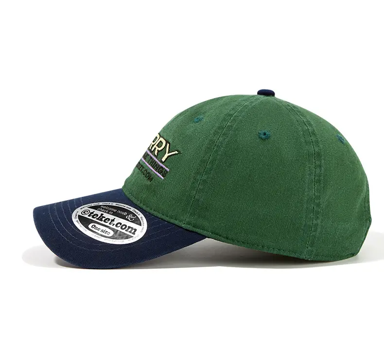 Orange Embroidered Baseball Cap with Logo — feature 19