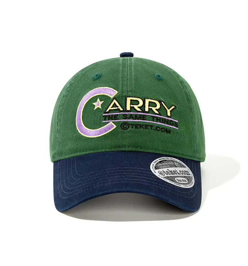Orange Embroidered Baseball Cap with Logo — feature 21