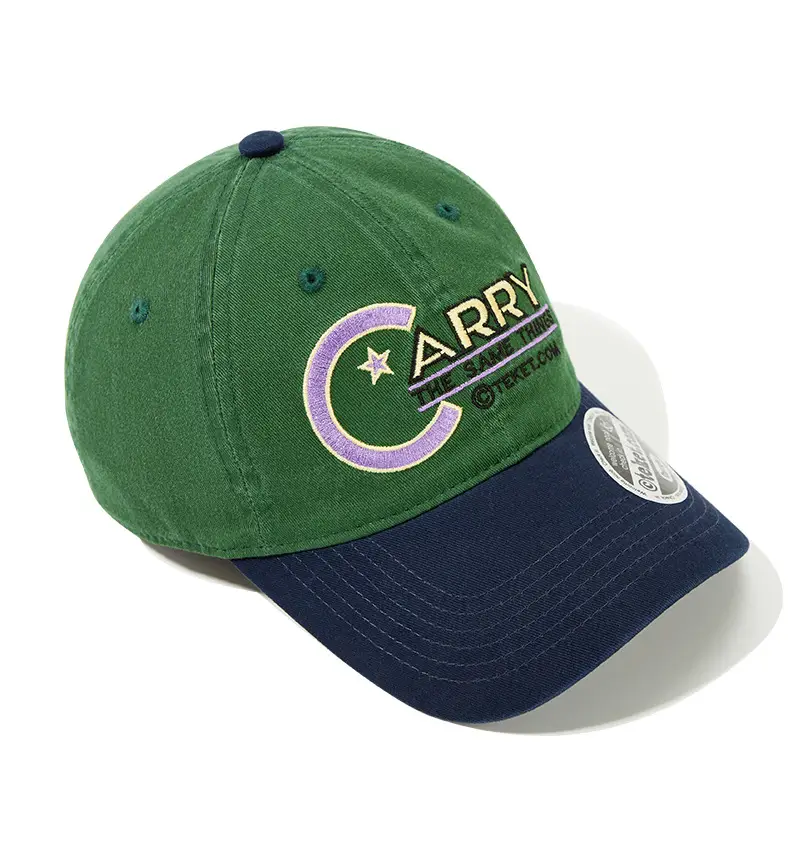 Orange Embroidered Baseball Cap with Logo — feature 22