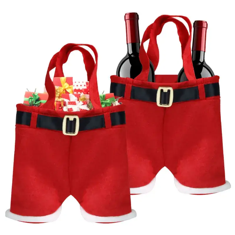 Red Christmas Holiday Pants Bag 24x10x17cm