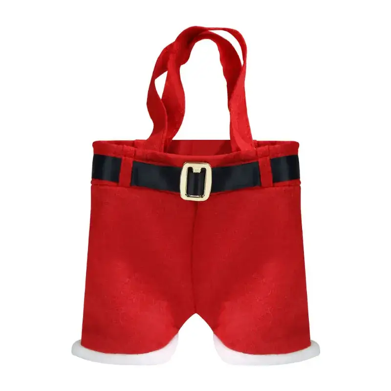 Red Christmas Holiday Pants Bag 24x10x17cm